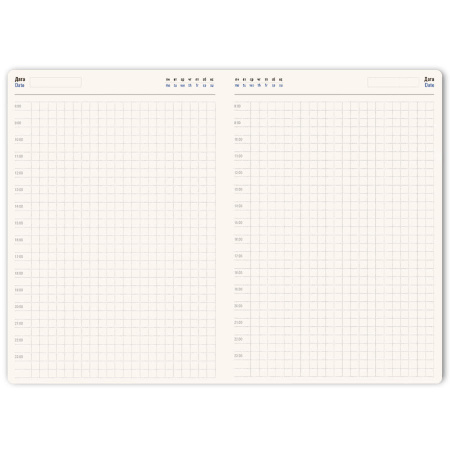 Ежедневник недатированный Softie, формат А5, в клетку