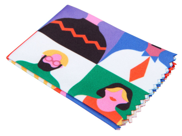 Салфетка для протирания очков с возможностью полноцветной печати