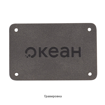 Шильд 4х6 см имитация кожи