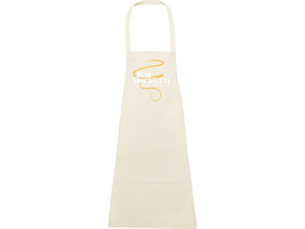 Khana Хлопковый фартук плотностью 280 г/м2, белый