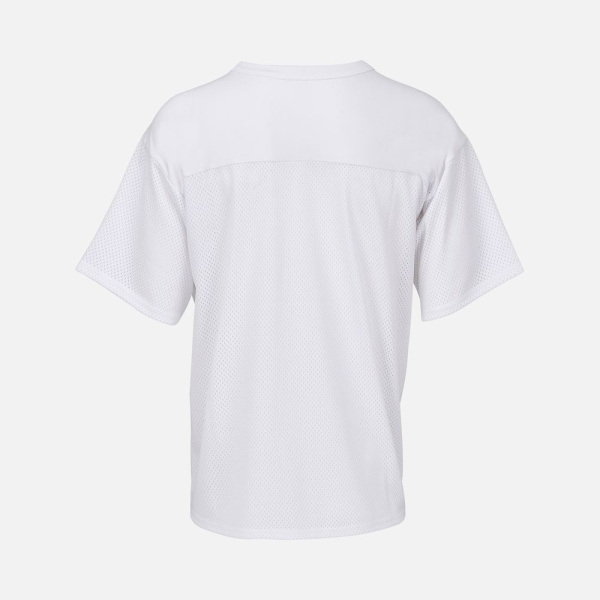 Футболка унисекс Nino с V-образным вырезом, белая, размер S