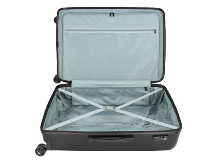 Чемодан BUGATTI КАЛЛИСТО | KALLISTO, чёрный, АБС-пластик, 50,5х30,5х74 см, 100 л