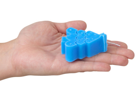 Свеча Елочка, синий