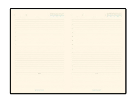 Ежедневник А5 недатированный Bridge, бордовый/серебристый