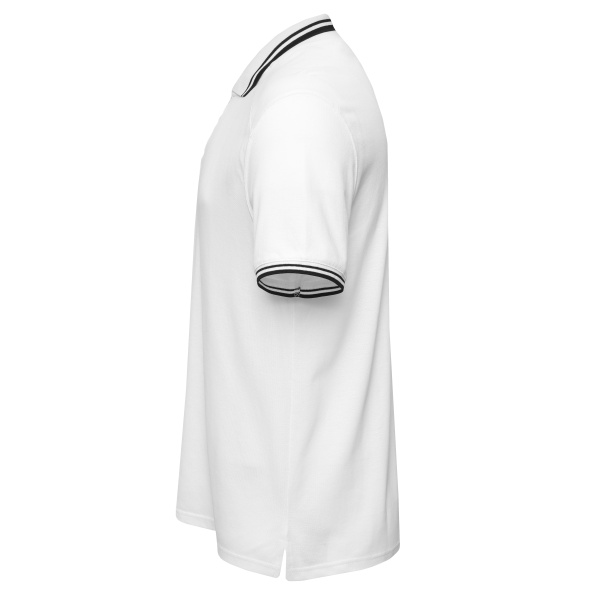 New Gen Рубашка поло мужская белая комбинированная S