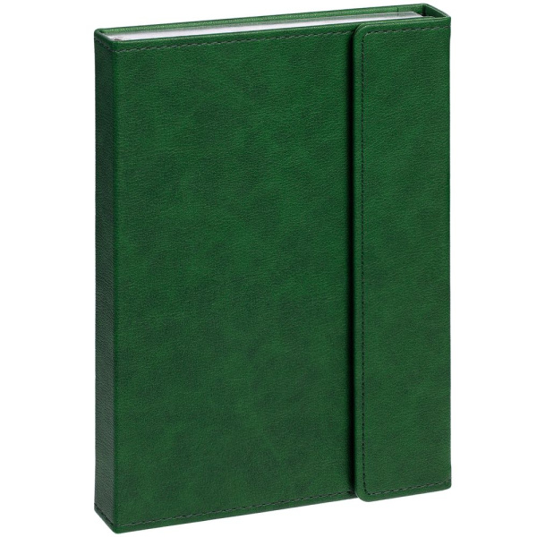 Ежедневник Flap на заказ, недатированный, зеленый