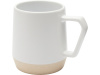 Dolce керамическая кружка объемом 300 мл с матовой отделкой, белый