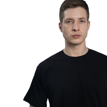 Футболка MODERN МУЖ 155г О-ворот черный 5XL