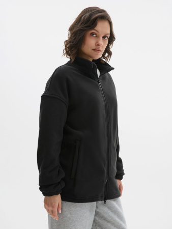 Куртка флисовая унисекс Nebo, черная, размер 3XL