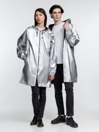 Дождевик Palladio Pockets, серебристый, размер XXL