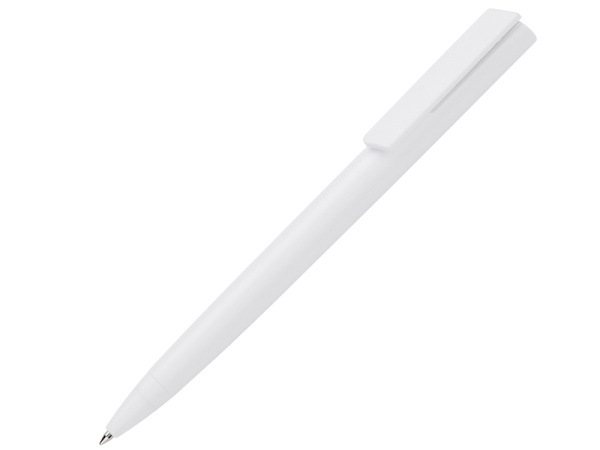 Ручка пластиковая шариковая Taper Solid, матовый белый