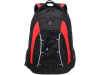 Рюкзак TORBER РАКЕТА с отделением для ноутбука 15, черный/красный, полиэстер, 33х19х45 см, 28 л