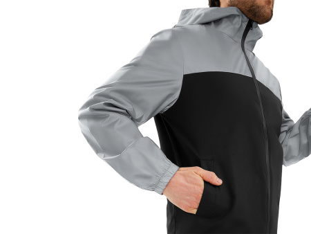 Ветровка светоотражающая Рефлектор гибрид, светоотражающий/черный