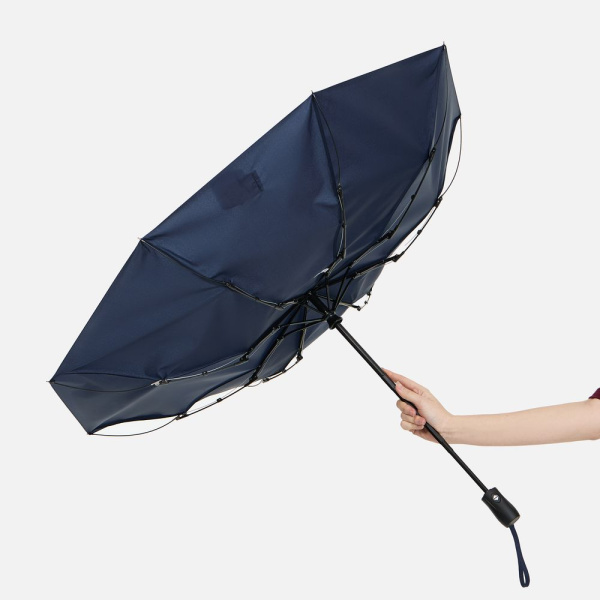 Зонт складной Brellix, темно-синий