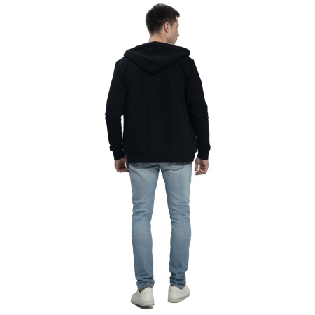 New Gen Толстовка-кенгуру (худи) с капюшоном на молнии 320 г/м² черный 3XL