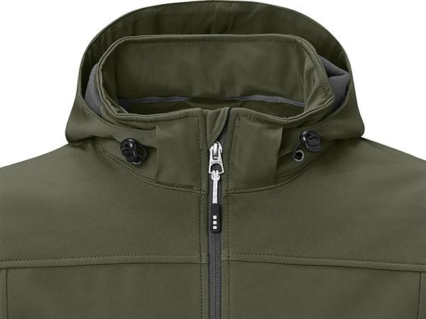 Куртка софтшел Ланглей мужская, зеленый лесной