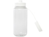 Спортивная бутылка Ryder из переработанного ПЭТ-пластика объемом 900 мл с многофункциональной крышкой, сертифицированная RCS - Белый