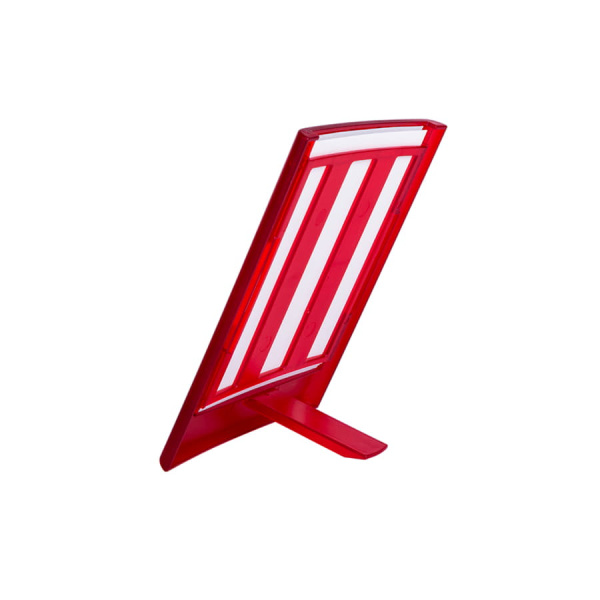 Календарь настольный на 2 года ; прозрачно-красный; 12,5х16 см; пластик; тампопечать, шелкография