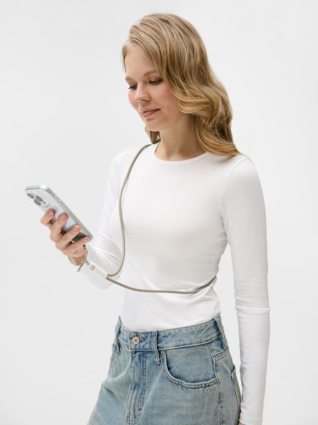 Кабель-ланьярд energyFlex Pro, серо-бежевый