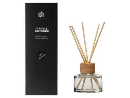Аромат для дома Spicy Cocktail, премиум с ротанговыми палочками