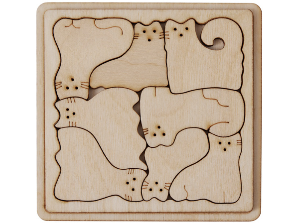 Деревянная головоломка Catgram