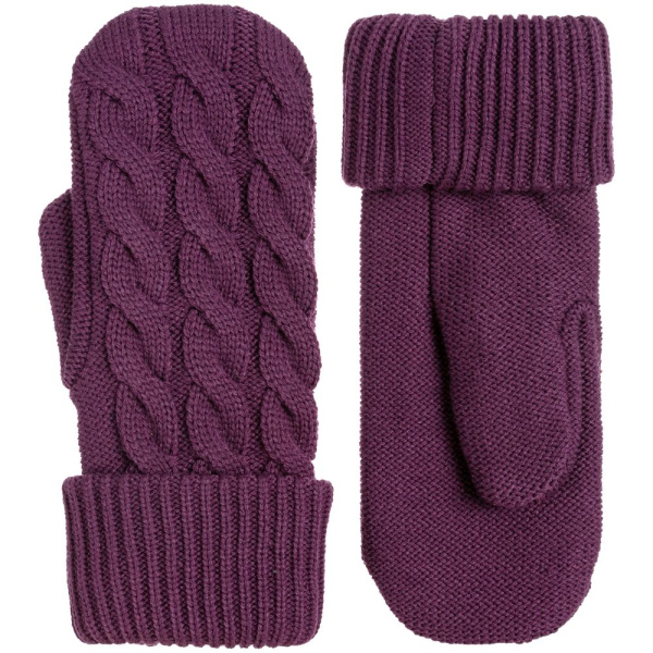 Варежки Heat Trick, баклажановые, размер L/XL