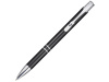 Шариковая ручка Moneta из переработанного алюминия (черные чернила) - Черный