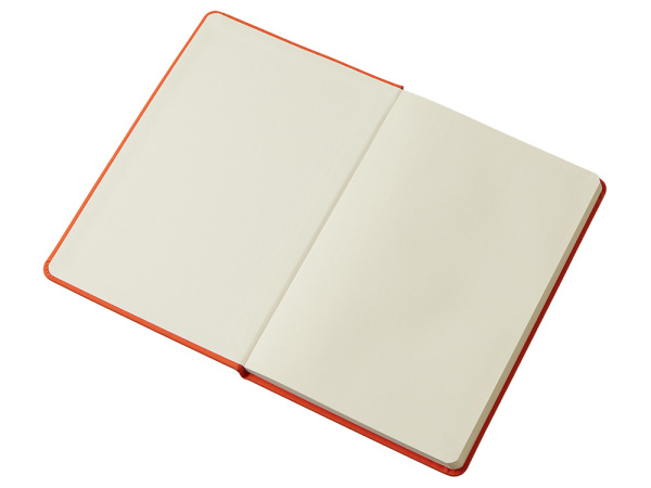 Блокнот в твердой обложке A5 Виспи 2.0 в клетку, оранжевый