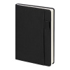 Ежедневник Smart Combi Sand А5, черный, недатированный, в твердой обложке с поролоном