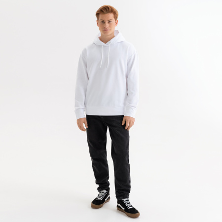 Худи с капюшоном, унисекс ALEX белый