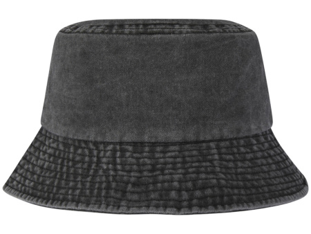 Панама Mitica стираная - Сплошной черный