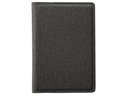 Подарочный набор Consul: обложка для паспорта и картхолдер, серый