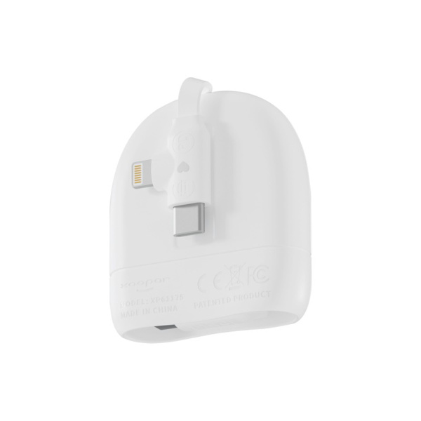 Кабель Xoopar ICE-R с ретрактором 2 в 1, разъёмы USB-C и Lightning, 60 Вт