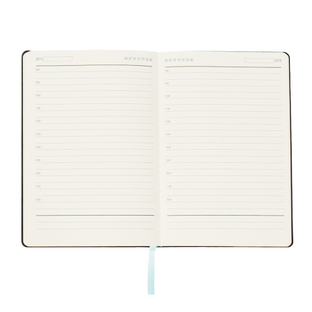 Ежедневник A5 недатированный Simflex в мягком переплёте, бирюзовый