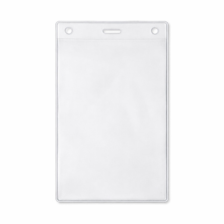 Карман для выставочного бейджа Expo, вертикальный, 10,3х16,1см (прозрачный)