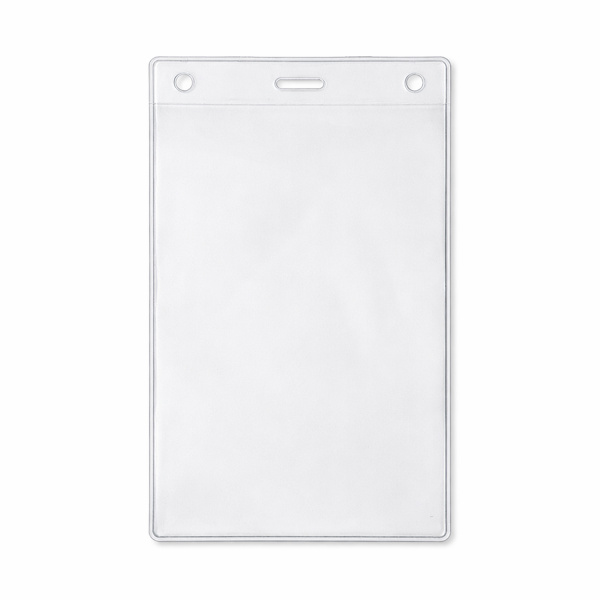 Карман для выставочного бейджа Expo, вертикальный, 10,3х16,1см (прозрачный)