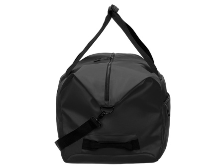 Сумка дорожная TORBER РИТМ, чёрная, полиэстер 900D с PU покрытием, 65 х 37 х 34 см