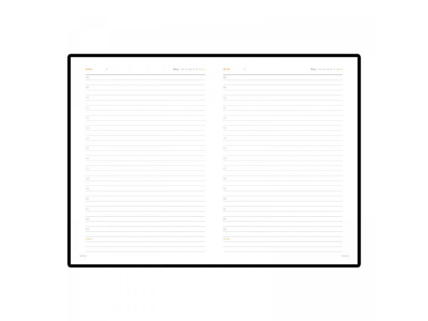 Ежедневник А5 недатированный Polo, бордовый