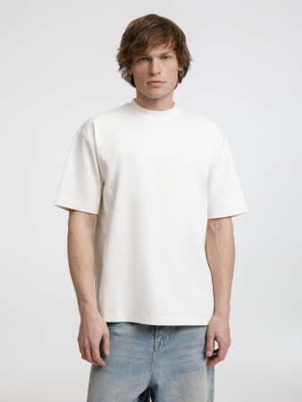 Футболка оверсайз унисекс Sideline, молочно-белая, размер XS/S