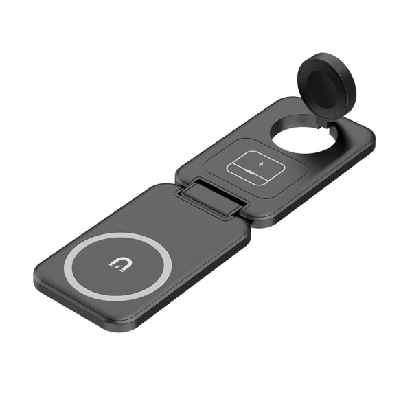 Складная беспроводная (15W) зарядная станция "Slap" с MagSafe Складная беспроводная (15W) зарядная станция "Slap" с MagSafe