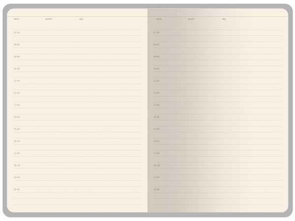 Ежедневник недатированный А5 Amazonia, бордовый с золотым обрезом