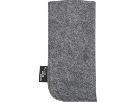 Чехол для очков Felta из материалов, переработанных согласно стандарту GRS, средне-серый