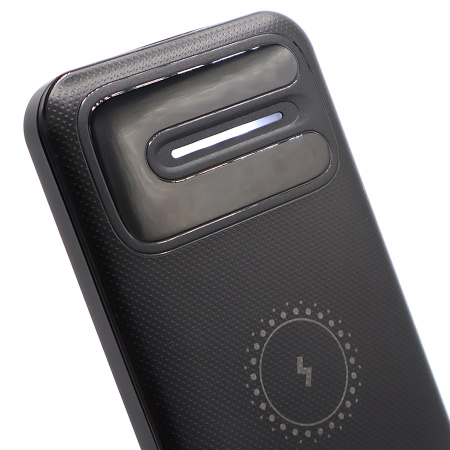 Внешний аккумулятор Odyssey, 10000 mAh с беспроводной зарядкой, черный