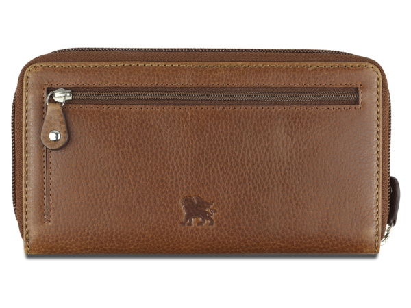 Кошелек Mano Don Montez, натуральная кожа в коньячном цвете, 19 х 10,3 см