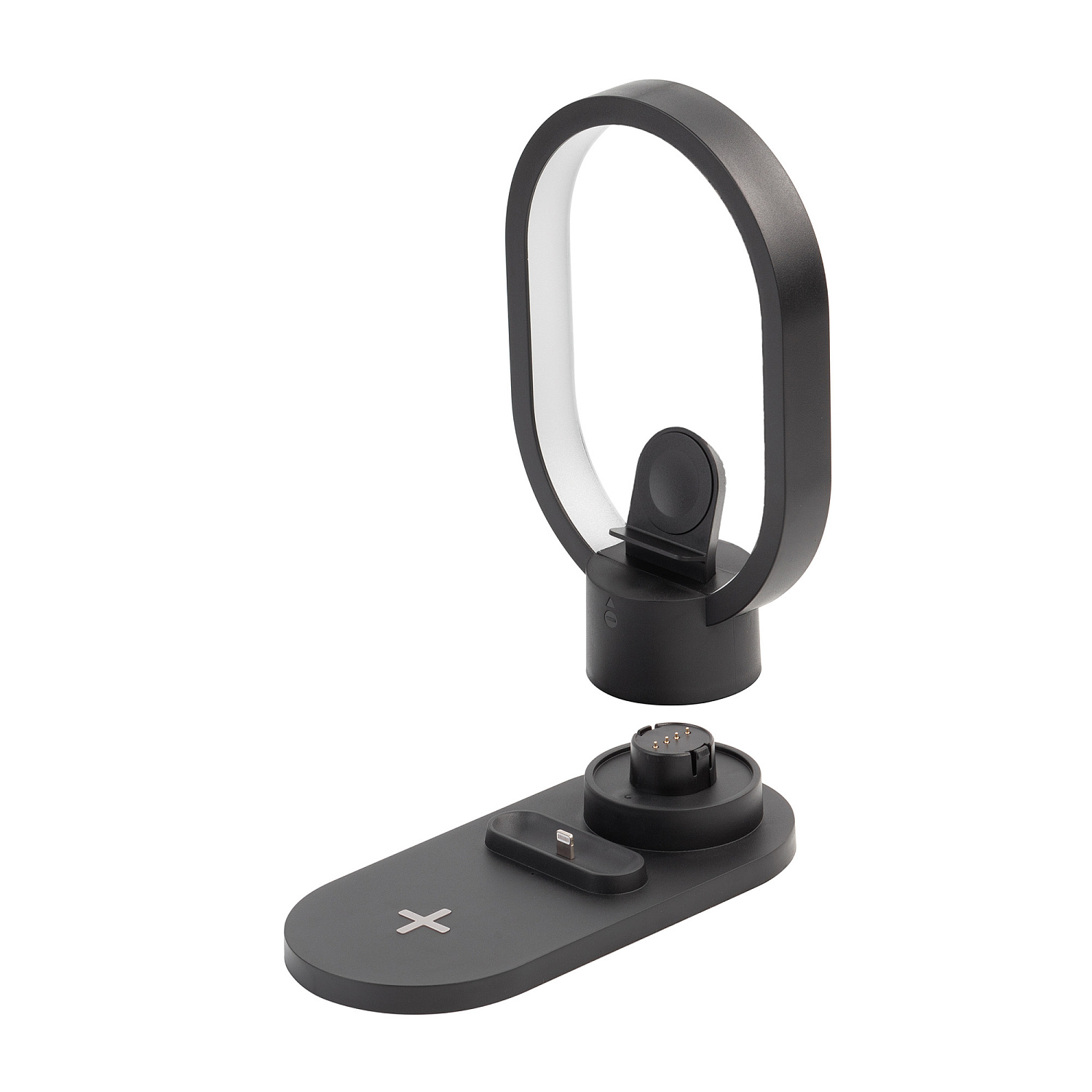 Настольная беспроводная (15W) зарядная станция "Starship" с лампой Настольная беспроводная (15W) зарядная станция "Starship" с лампой