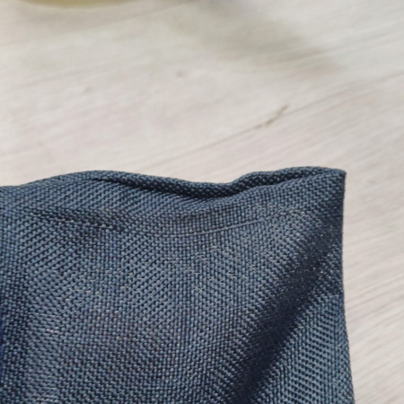 Мешочек подарочный, искусственный лен, малый, темно-синий