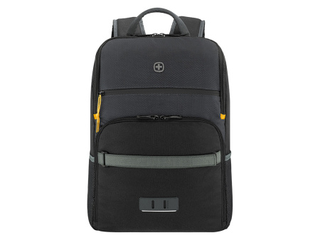Рюкзак WENGER Move 16, чёрный, переработанный ПЭТ, 33 x 19 x 44 см, 22 л