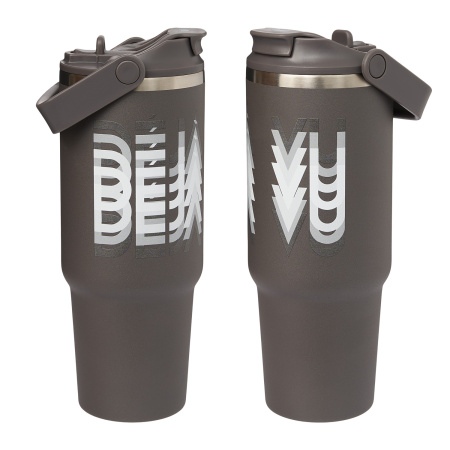 Термокружка вакуумная Montana, серая