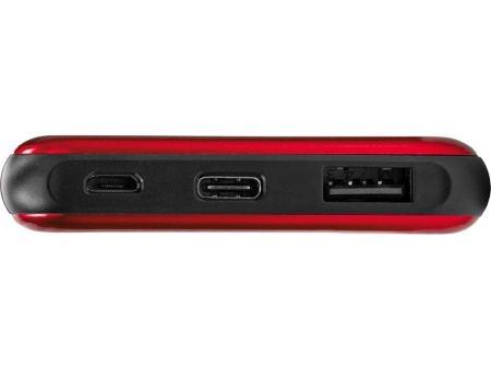 Внешний аккумулятор Forge v.2, металл, 10000mah, красный