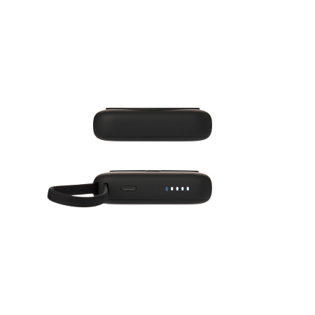 Внешний аккумулятор Комбо (Combo) 4-в-1 10000mAh с функцией беспроводной зарядки 15W, черный